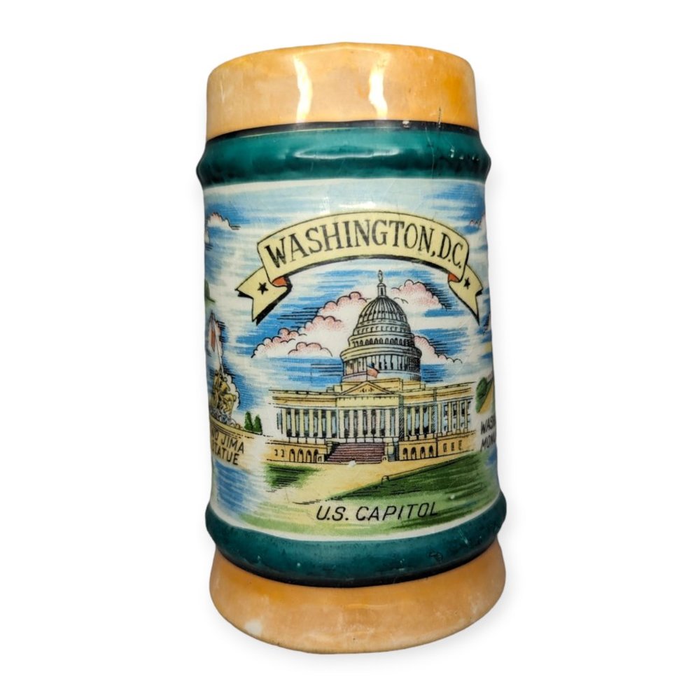 Washington DC Miniature Ceramic Beer Stein
